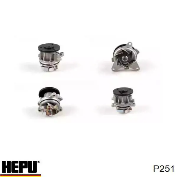 P251 Hepu Насос охолодження