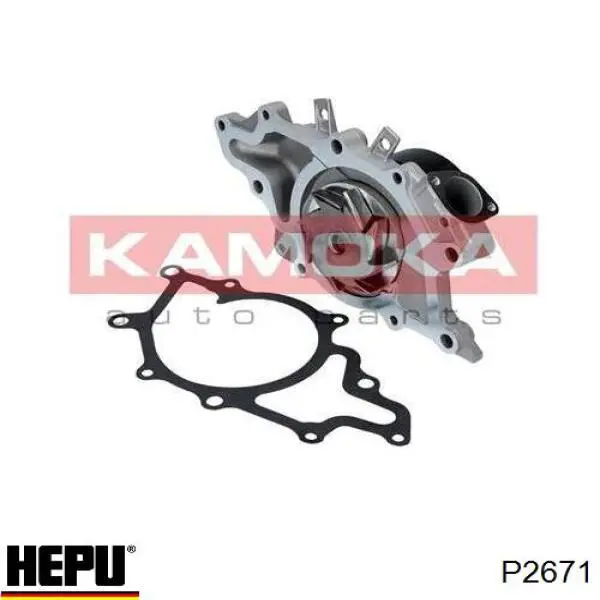 Купити P2671 Hepu Насос охолоджуючої рідини