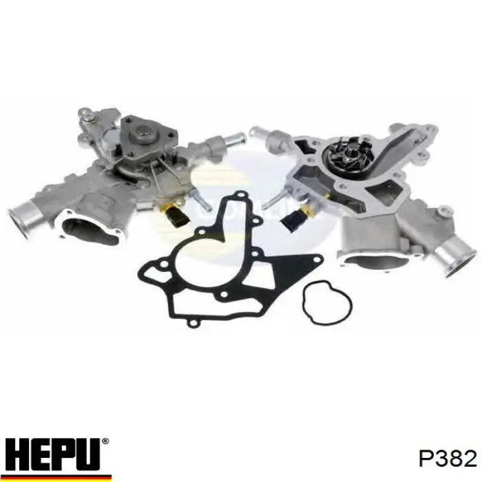 Купити P382 Hepu Насос охолоджуючої рідини
