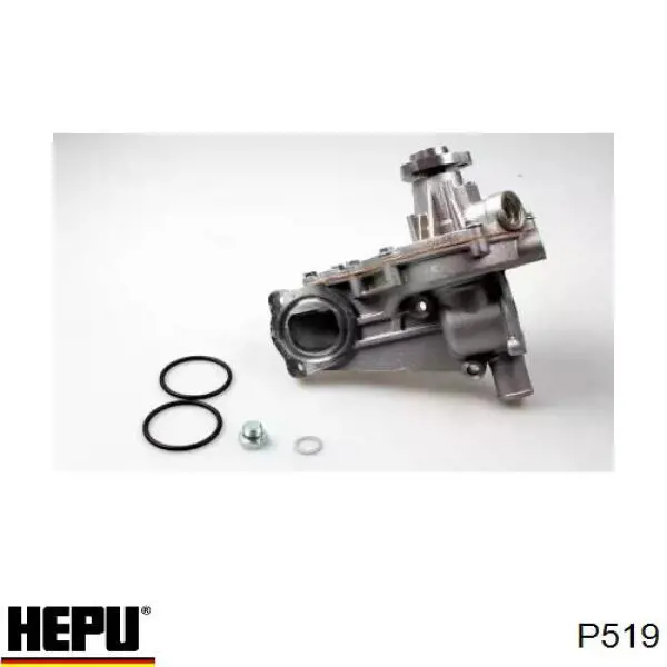 Помпа водяна (насос) охолодження, в зборі з корпусом P519 Hepu