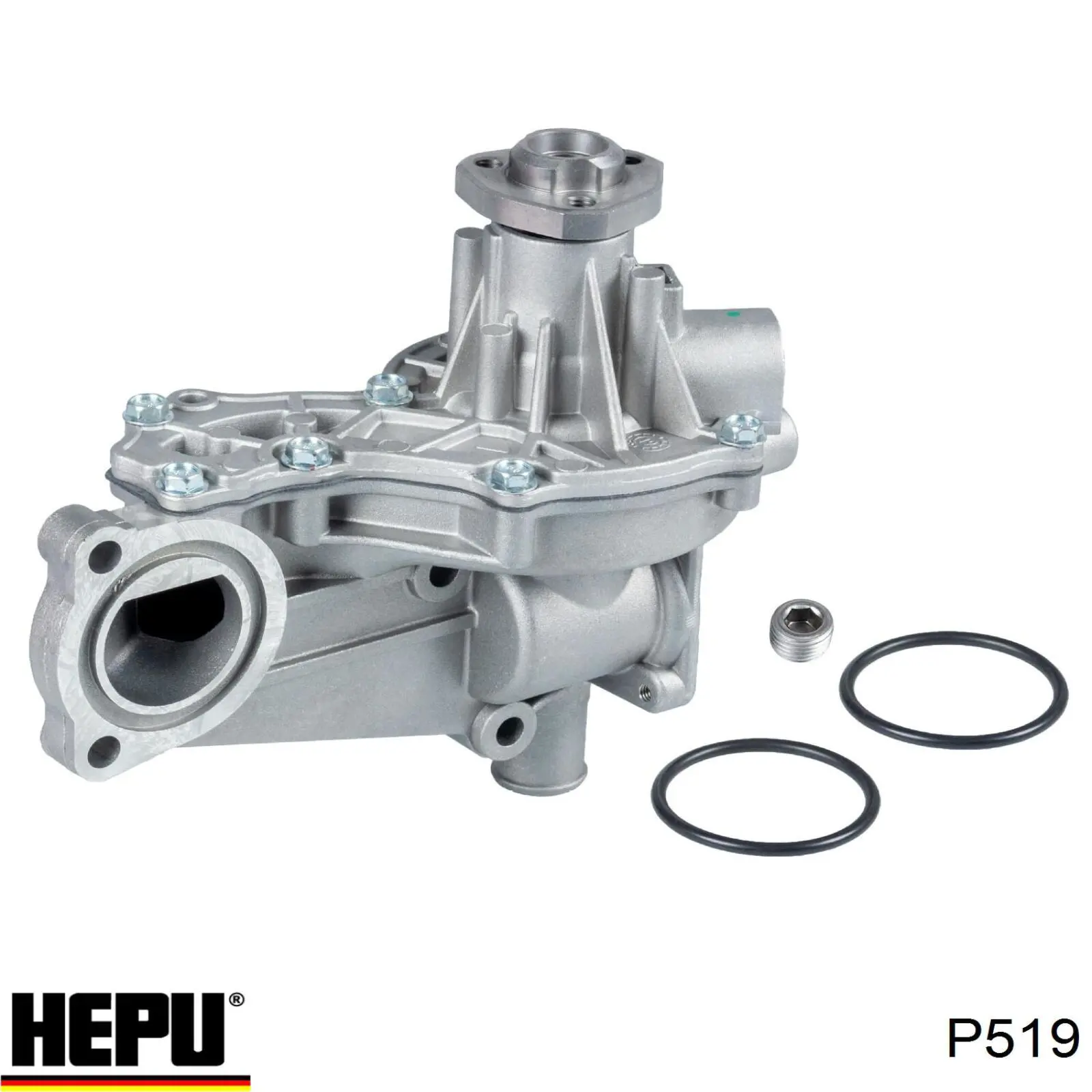 Купити P519 Hepu Помпа водяна (насос) охолодження, в зборі з корпусом
