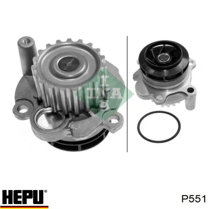 Водяний насос Hepu P551