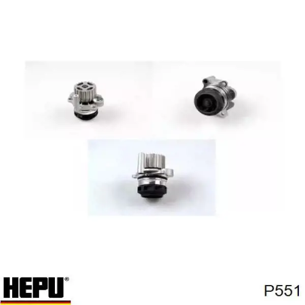 P551 Hepu Насос охолодження