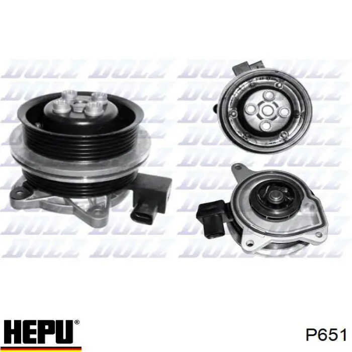 Помпа охолодження Hepu P651 ціна, від 171.03 USD