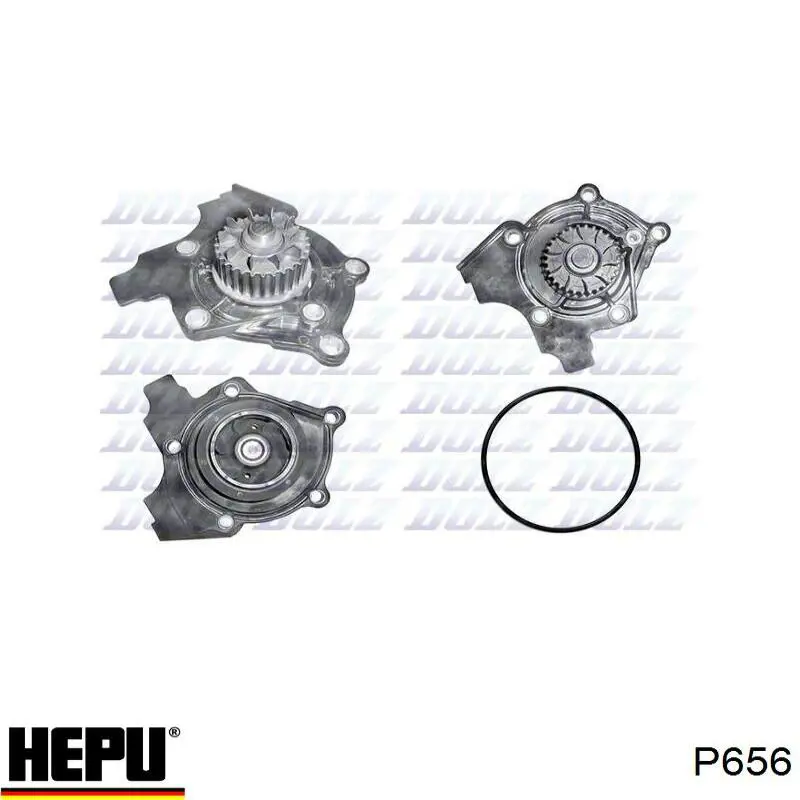 P656 Hepu Насос охолодження
