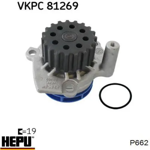 Помпа охолодження Hepu P662 ціна, від 45.06 USD
