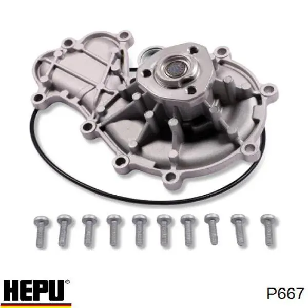 Купити P667 Hepu Насос охолоджуючої рідини