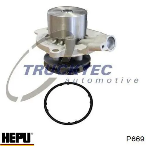 Помпа охолодження Hepu P669 ціна, від 127.02 USD