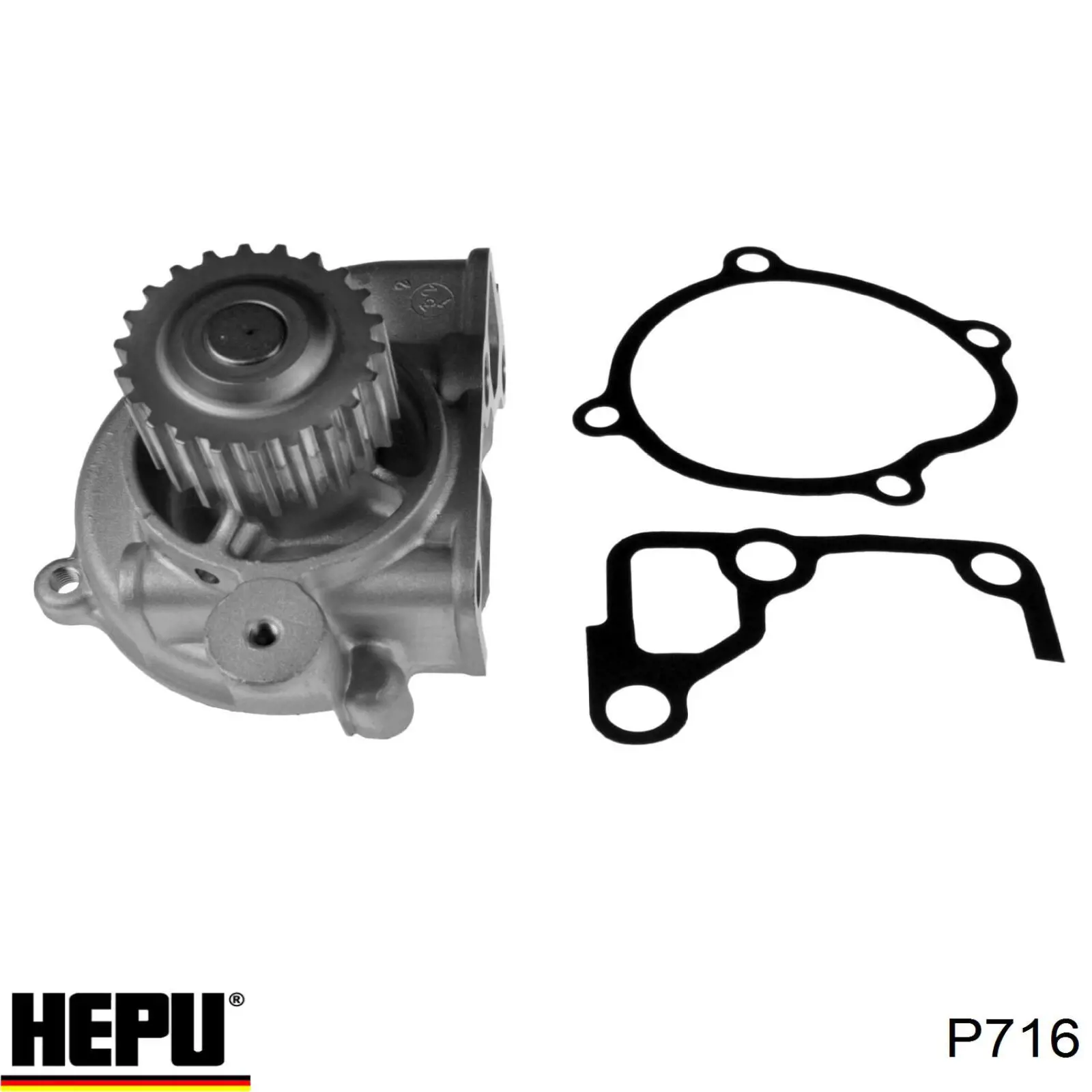 Помпа охолодження Hepu P716 ціна, від 31.43 USD