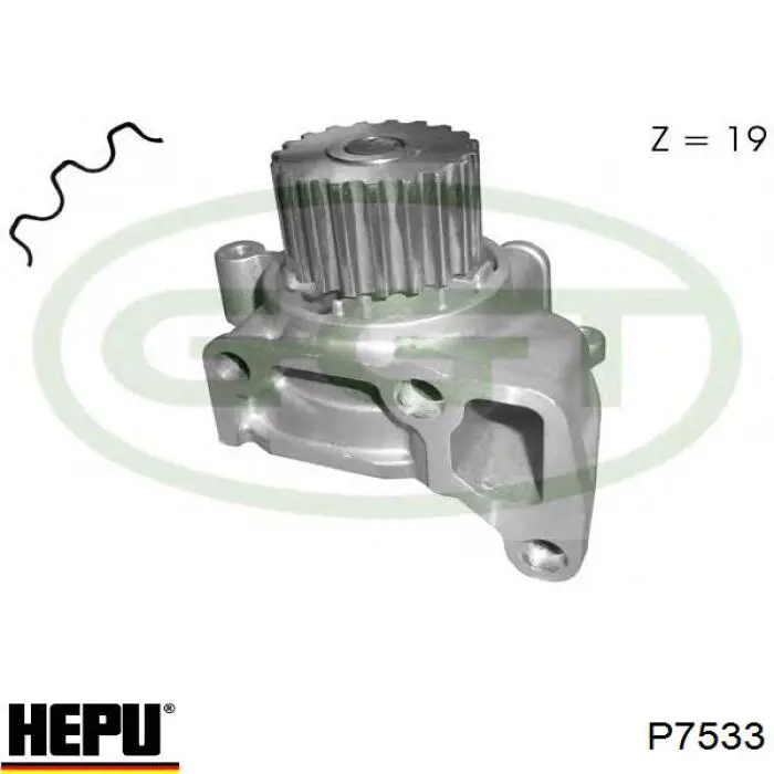 Водяний насос Hepu P7533
