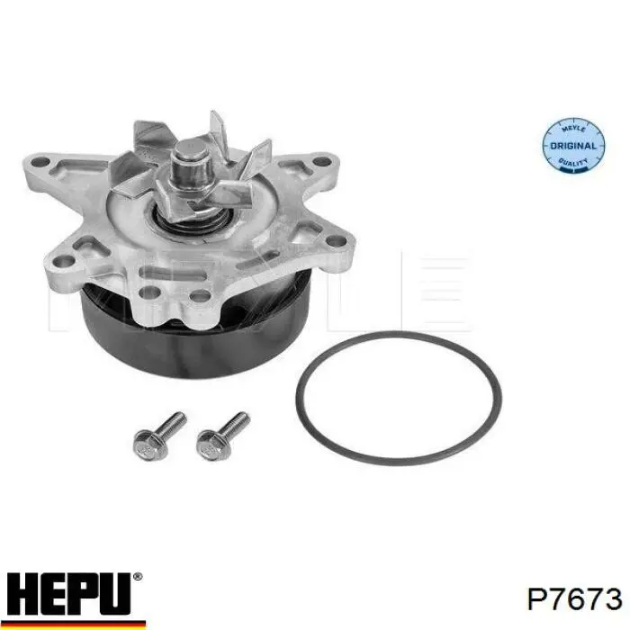 Купити P7673 Hepu Насос охолоджуючої рідини