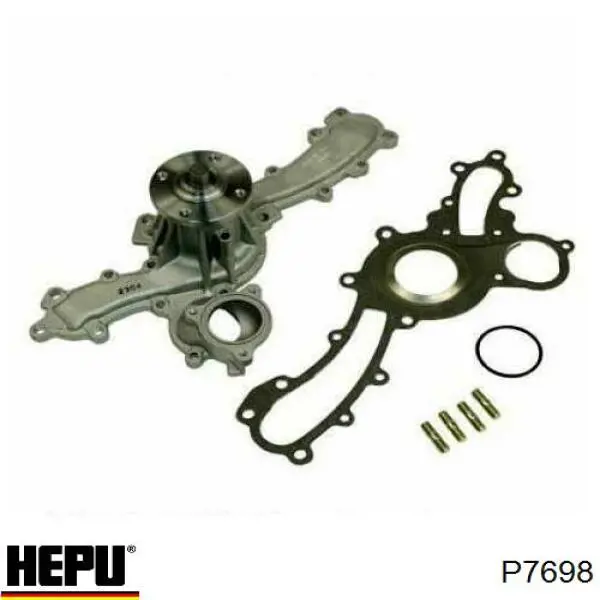 Помпа охолодження Hepu P7698 ціна, від 111.73 USD