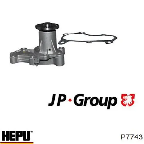 Купити P7743 Hepu Насос охолоджуючої рідини