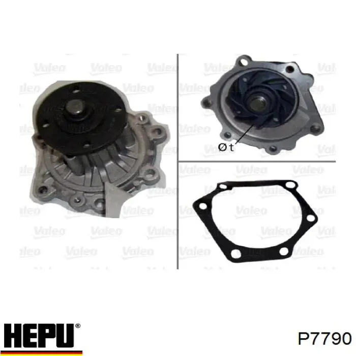 Купити P7790 Hepu Насос охолоджуючої рідини
