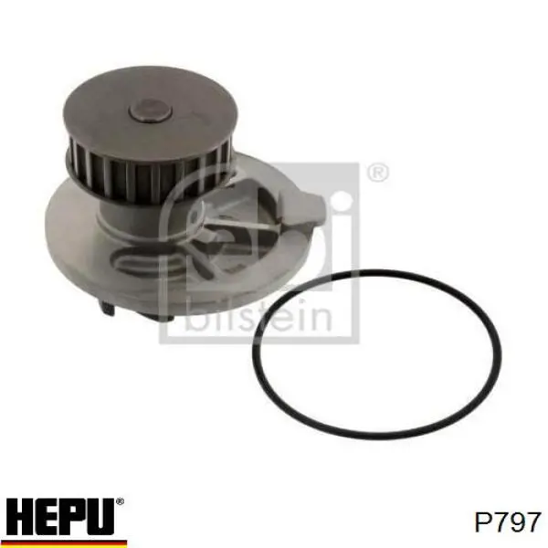 Помпа охолодження Hepu P797 ціна, від 25.08 USD