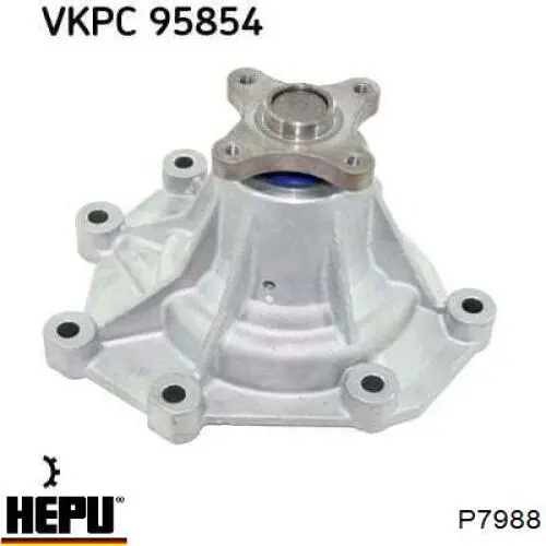 Помпа охолодження Hepu P7988 ціна, від 66.50 USD