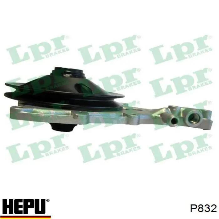 Купити P832 Hepu Помпа водяна (насос) охолодження, в зборі з корпусом