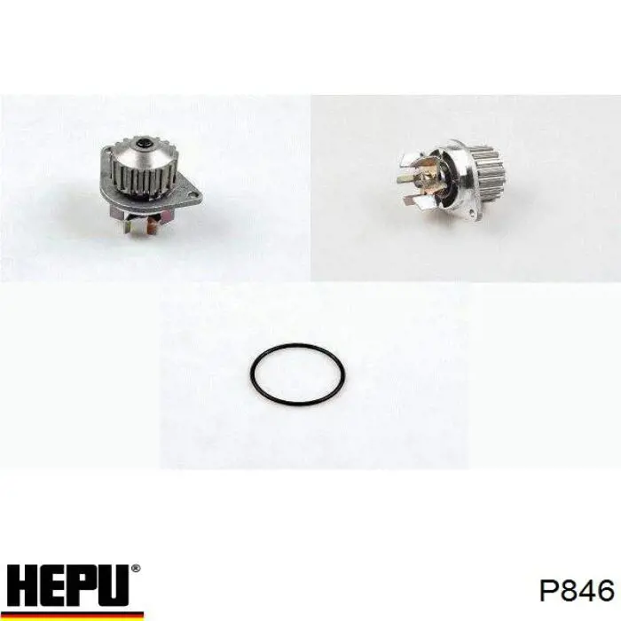 Купити P846 Hepu Насос охолоджуючої рідини