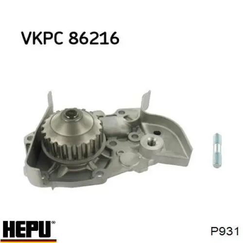 Купити P931 Hepu Насос охолоджуючої рідини