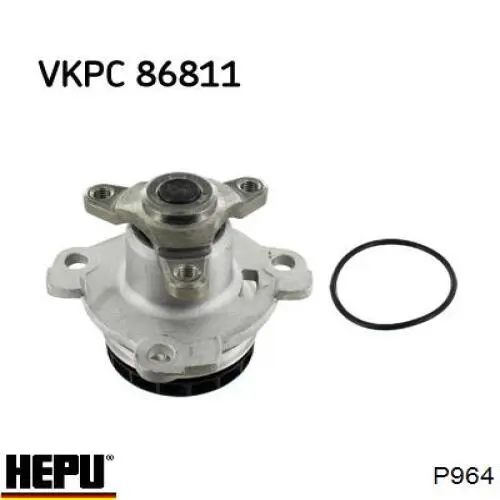 Купити P964 Hepu Насос охолоджуючої рідини