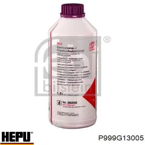 Купити P999G13005 Hepu Охолоджуюча рідина для двигунів
