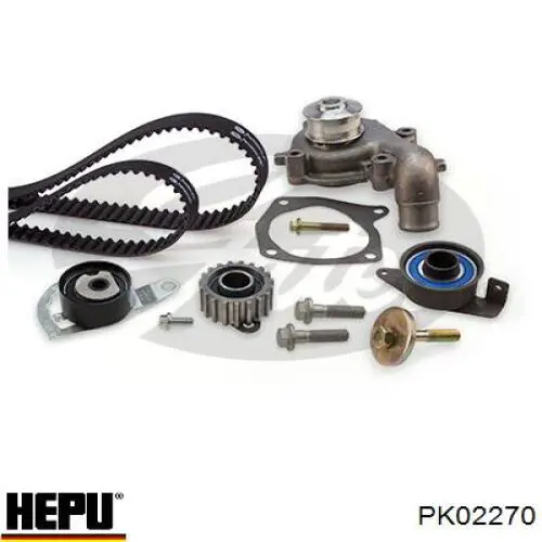 Комплект ГРМ Hepu PK02270 ціна, від 168.64 USD