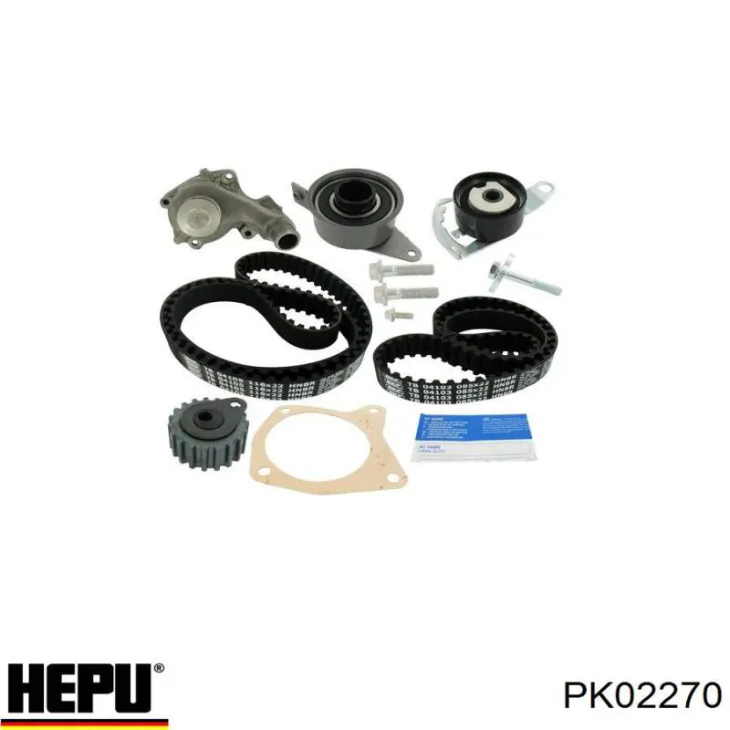 Ремкомплект ГРМ Hepu PK02270