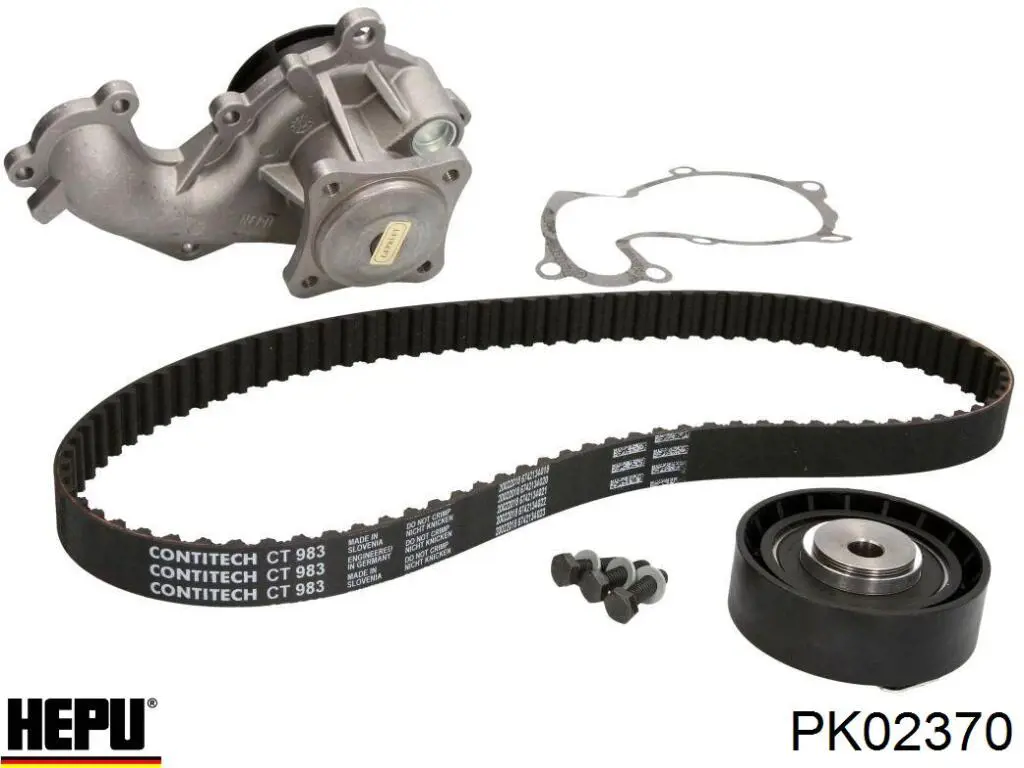 Комплект ГРМ Hepu PK02370 ціна, від 86.07 USD