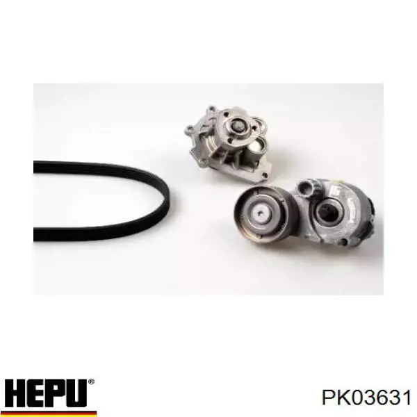 Комплект ГРМ PK03631 Hepu