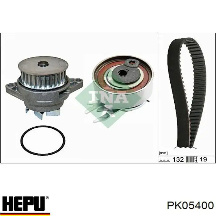 Купити PK05400 Hepu ГРМ ремень