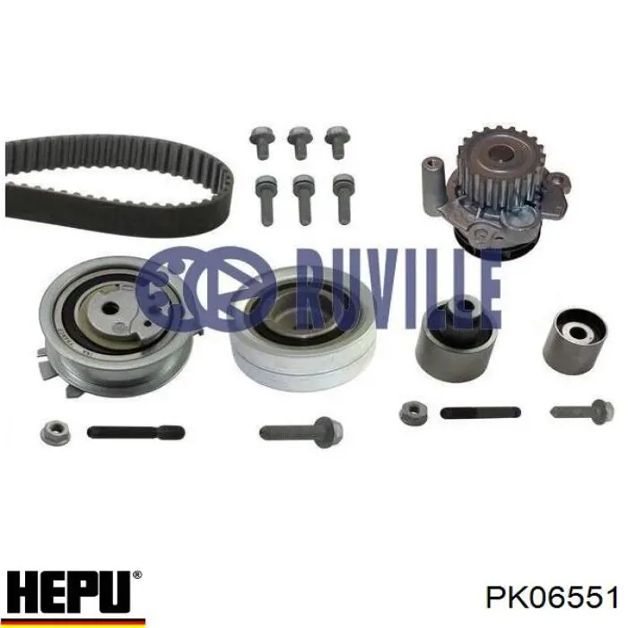 Комплект ГРМ Hepu PK06551 ціна, від 171.01 USD