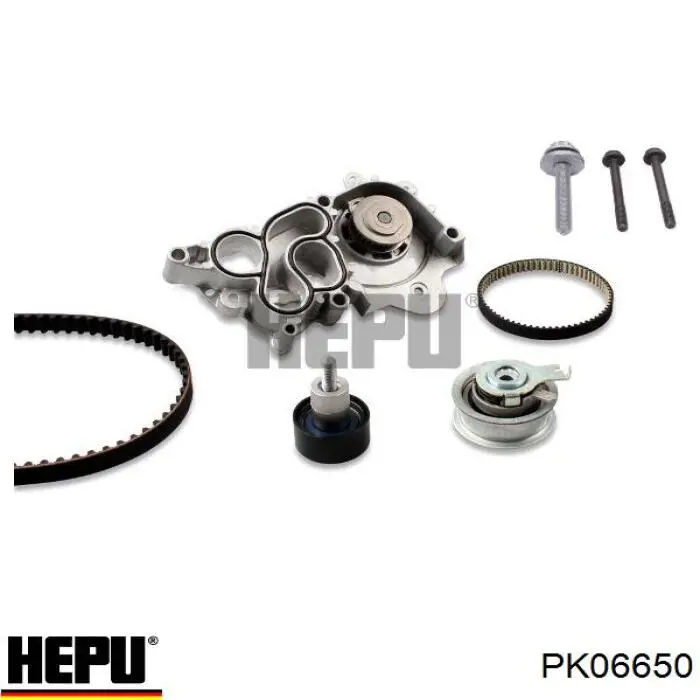 PK06650 Hepu Ремінь ГРМ, комплект