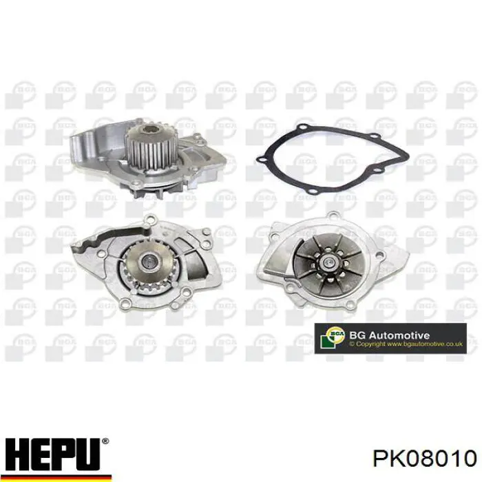 Комплект ГРМ PK08010 Hepu