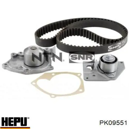 Комплект ГРМ PK09551 Hepu