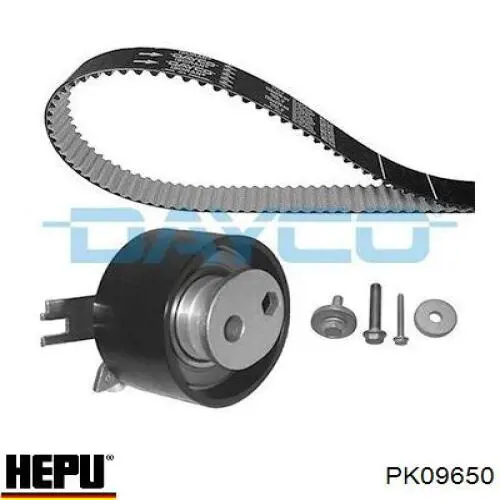 PK09650 Hepu Ремінь ГРМ, комплект