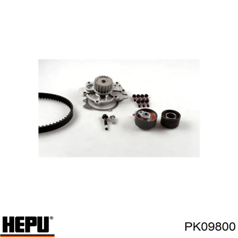 Комплект ГРМ Hepu PK09800 ціна, від 138.54 USD