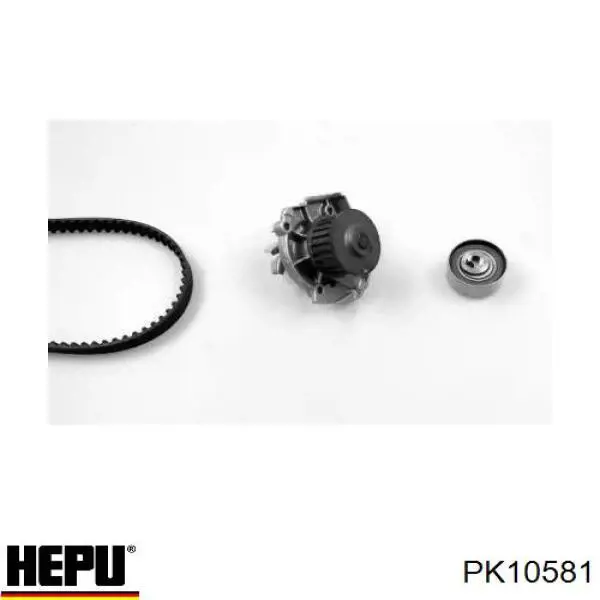 PK10581 Hepu Ремінь ГРМ, комплект