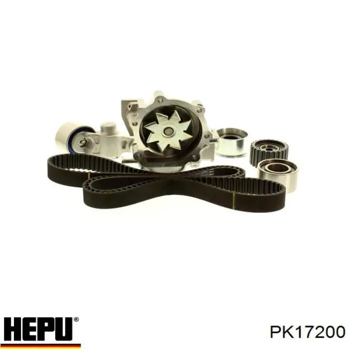 Комплект ГРМ Hepu PK17200 ціна, від 202.78 USD