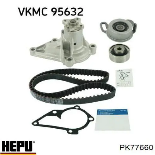 PK77660 Hepu Ремінь ГРМ, комплект
