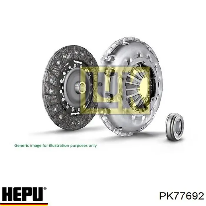 Ремкомплект ГРМ Hepu PK77692
