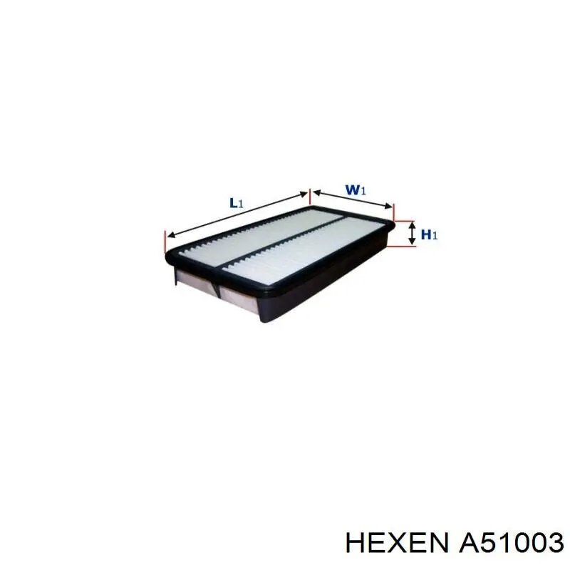 A51003 Hexen Повітряний фільтр двигуна