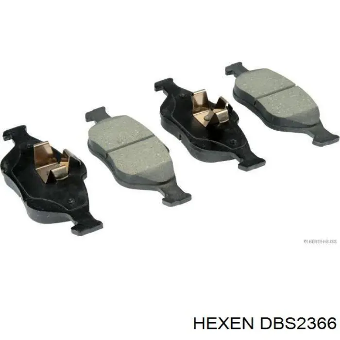 Колодки гальмівні передні, дискові DBS2366 Hexen