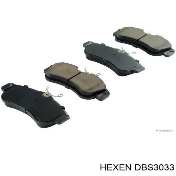 DBS3033 Hexen Передні гальмівні колодки