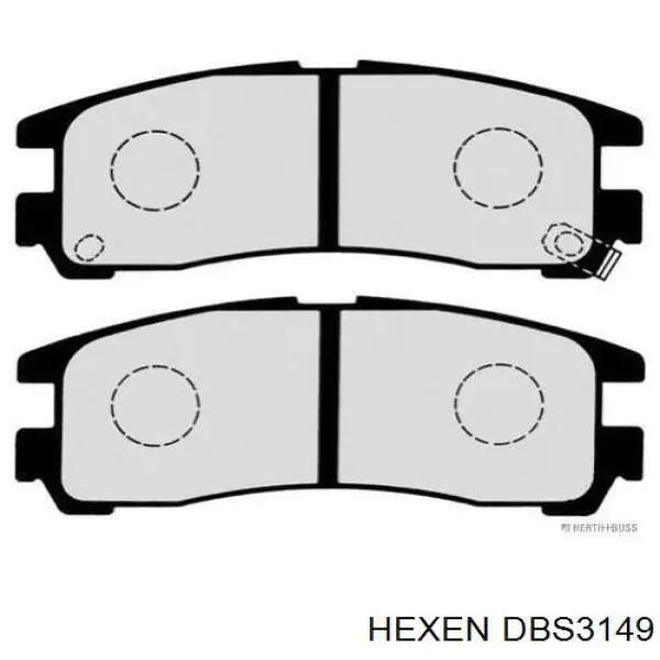 Купити DBS3149 Hexen Задні колодки