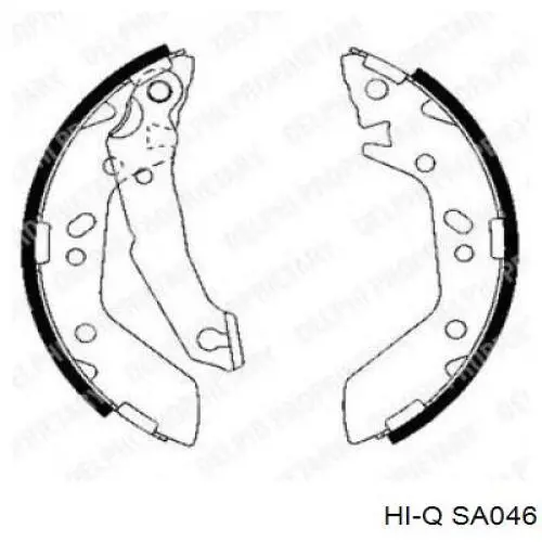 SA046 Hyundai/Kia колодки гальмові задні, барабанні