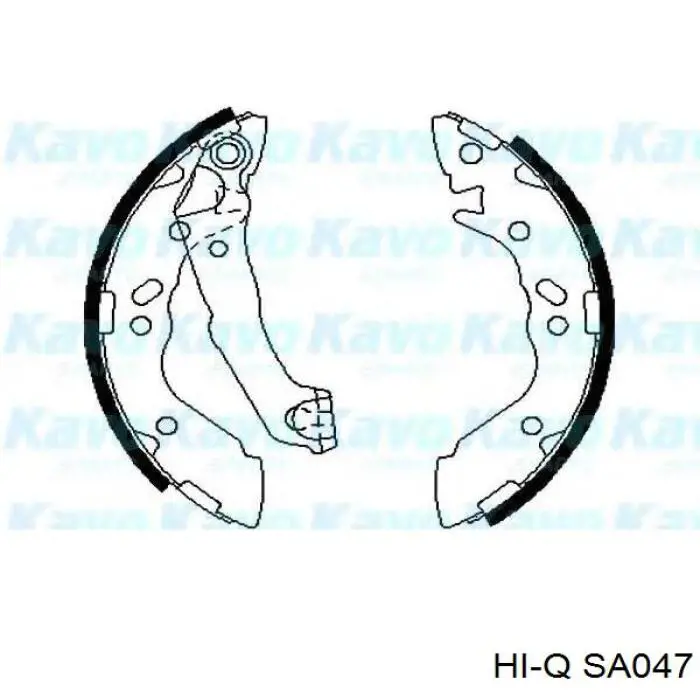 Купити DA991 Dafmi Колодки гальмові задні, барабанні