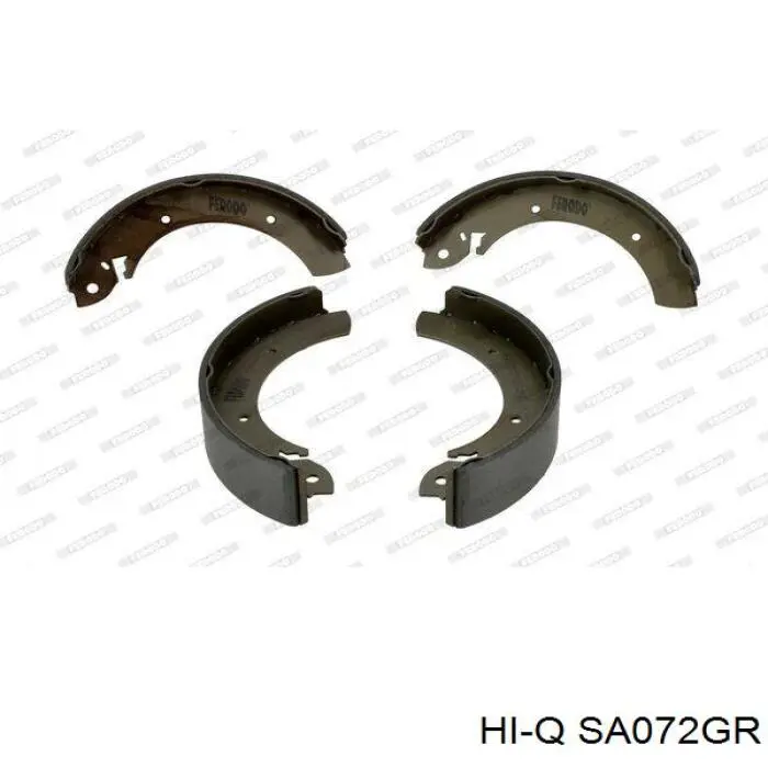 Колодки гальмові задні, барабанні Hi-q SA072GR ціна, від 25.06 USD