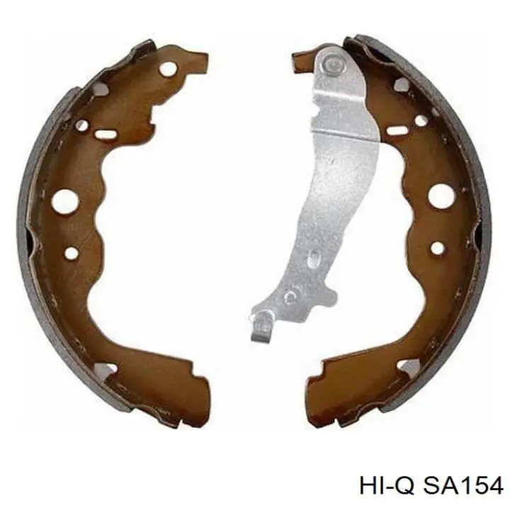 SA154 Hi-q Колодки гальмівні задні, барабанні