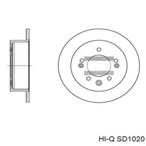SD1020 Hi-q Дискові гальма