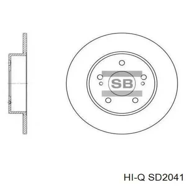SD2041 Hi-q Дискові гальма
